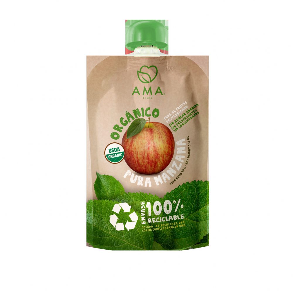 AMA PURE ORGANICO 90 gr Manzana