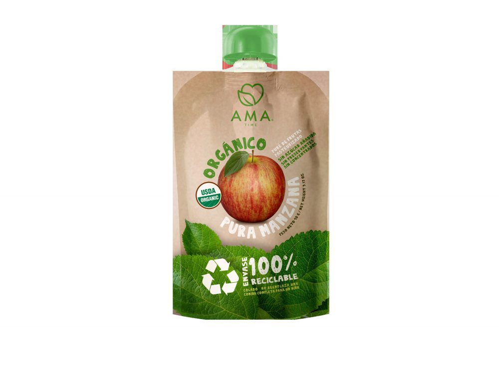 AMA PURE ORGANICO 90 gr Manzana