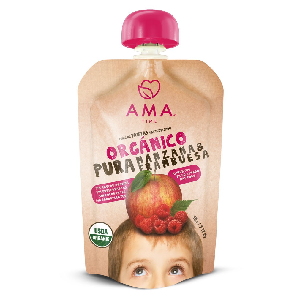 AMA PURE ORGANICO 90 gr Frambuesa