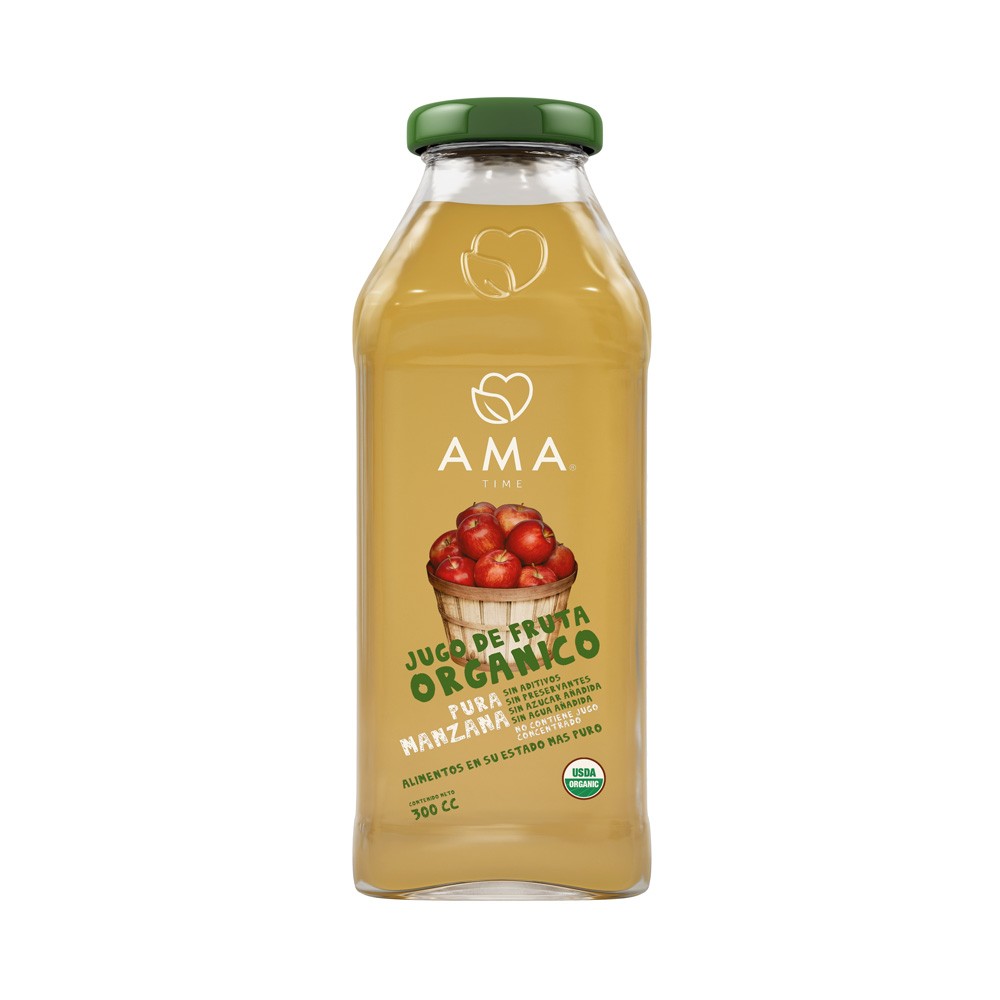AMA JUGO ORGANICO 300 cc Manzana