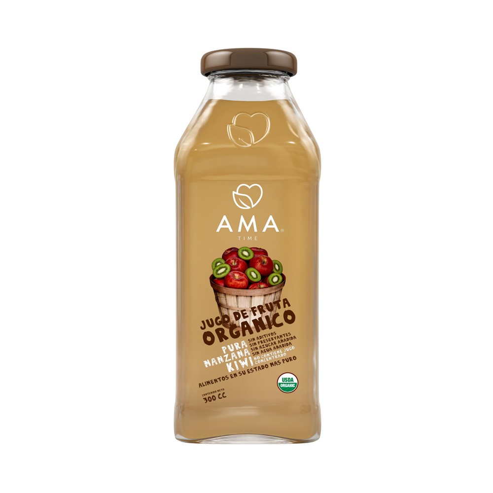 AMA JUGO ORGANICO 300 cc Manzana Kiwi