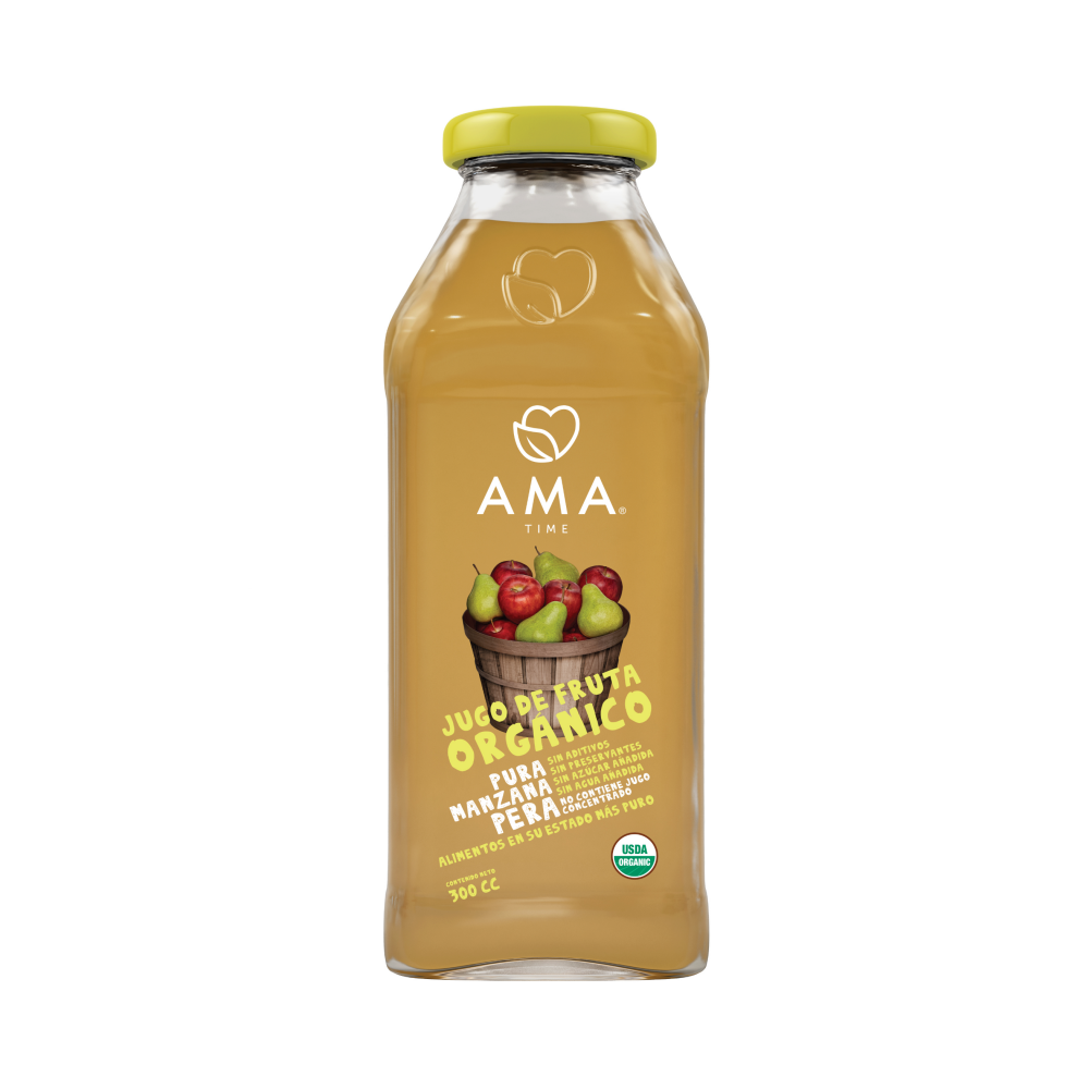 AMA JUGO ORGANICO 300 cc Manzana Pera