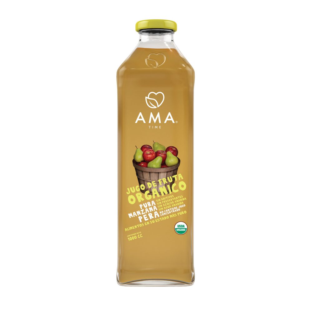 AMA JUGO ORGANICO 1 lt Manzana Pera