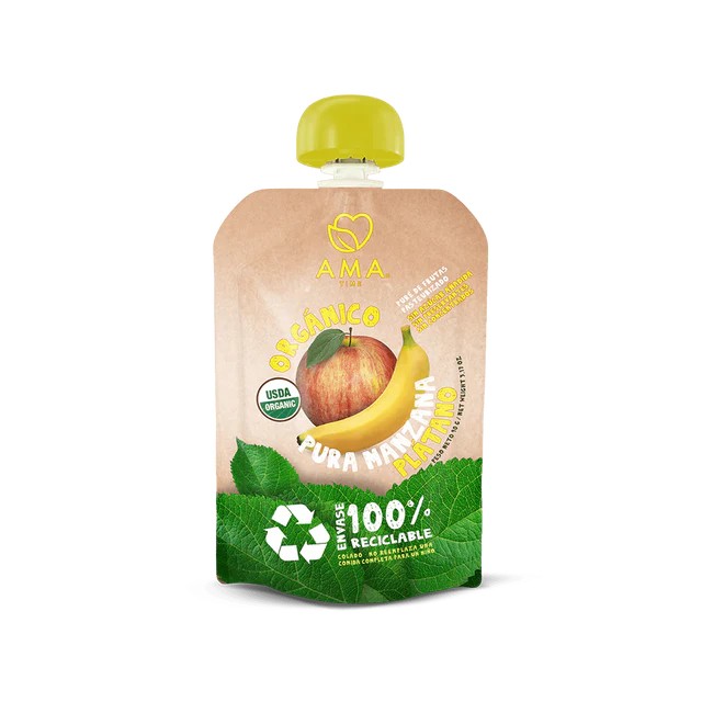 AMA PURE ORGANICO 90 gr Plátano