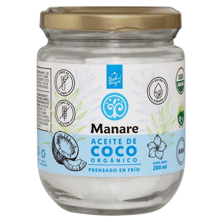 ACEITE DE COCO ORGÁNICO  200 ML