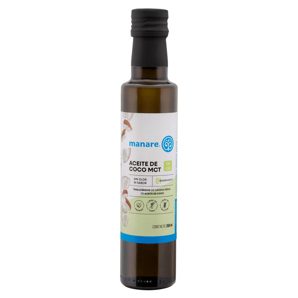 ACEITE DE COCO ORGÁNICO  MCT 250 ML