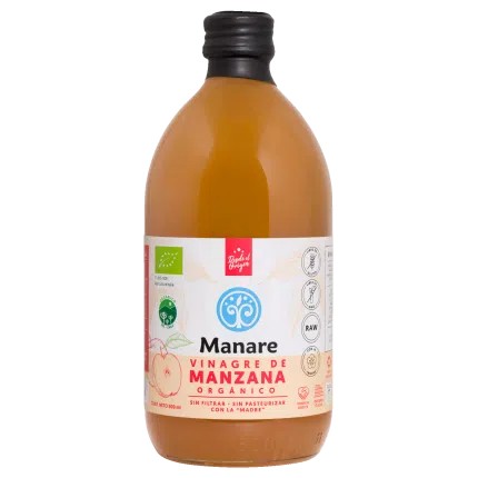 VINAGRE DE MANZANA ORGÁNICO 500 ML