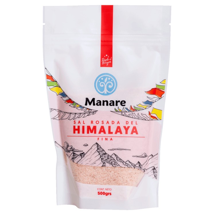 SAL ROSADA DEL HIMALAYA MANARE FINA  500 GR