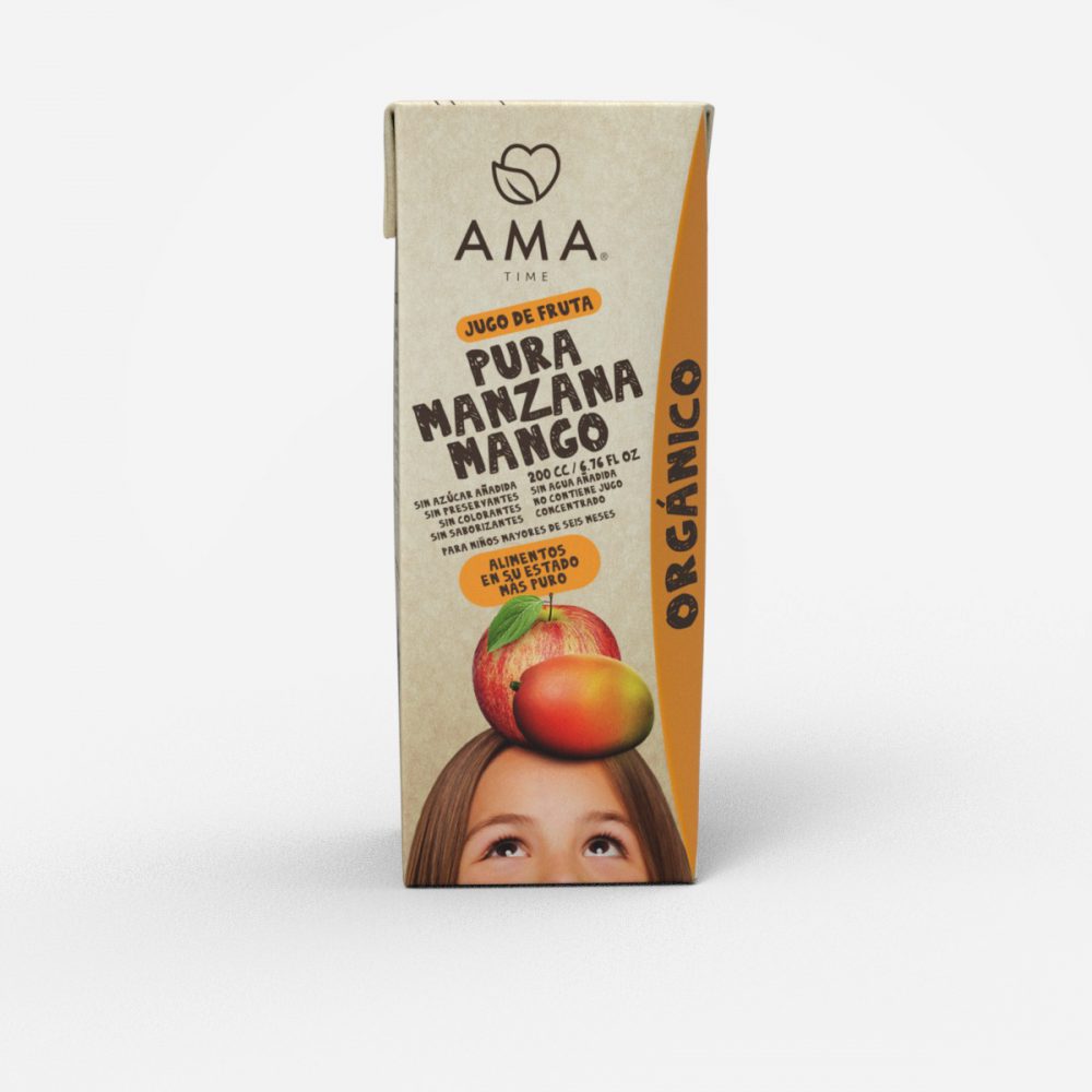 AMA JUGO ORGANICO TETRA Manzana Mango