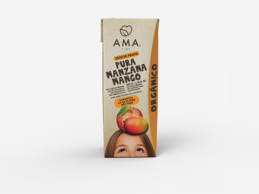 AMA JUGO ORGANICO TETRA Manzana Mango