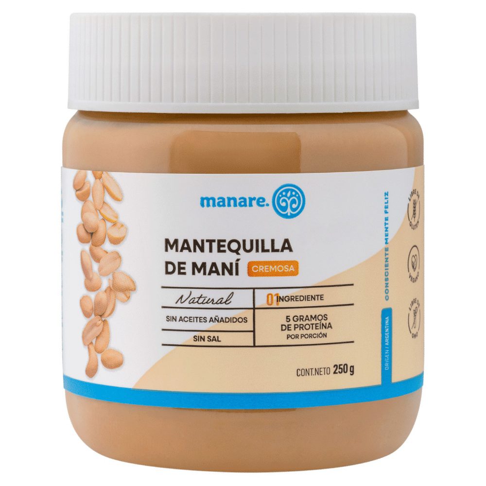 MANTEQUILLA DE MANÍ  250G