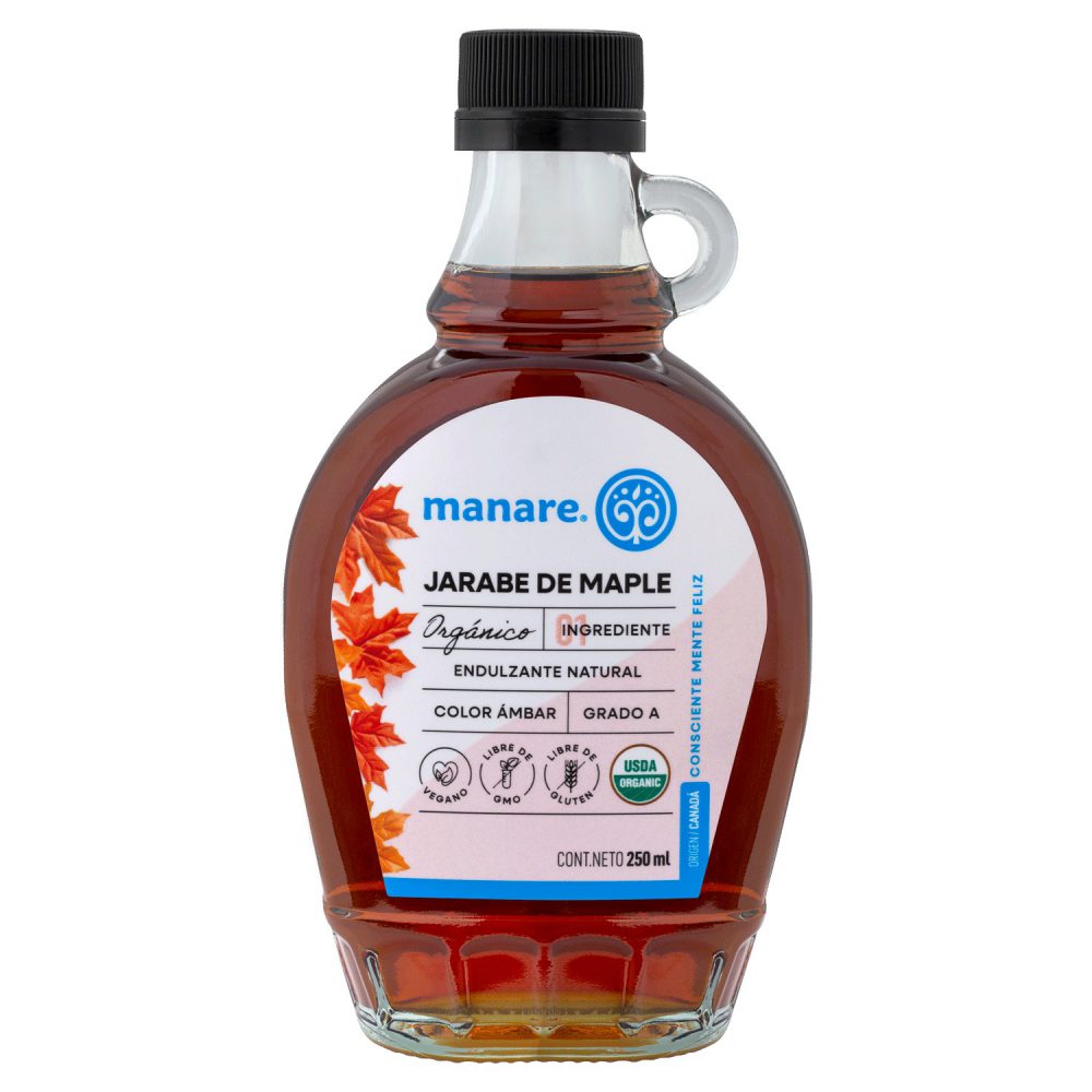 JARABE DE MAPLE O  SYRUP ORGÁNICO  250 ML
