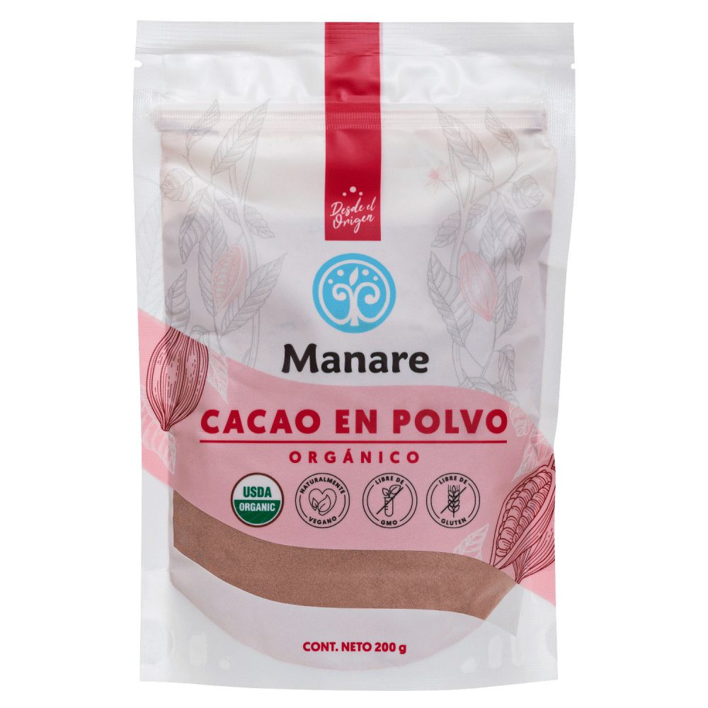 CACAO EN POLVO RAW ORGÁNICO  200 GR