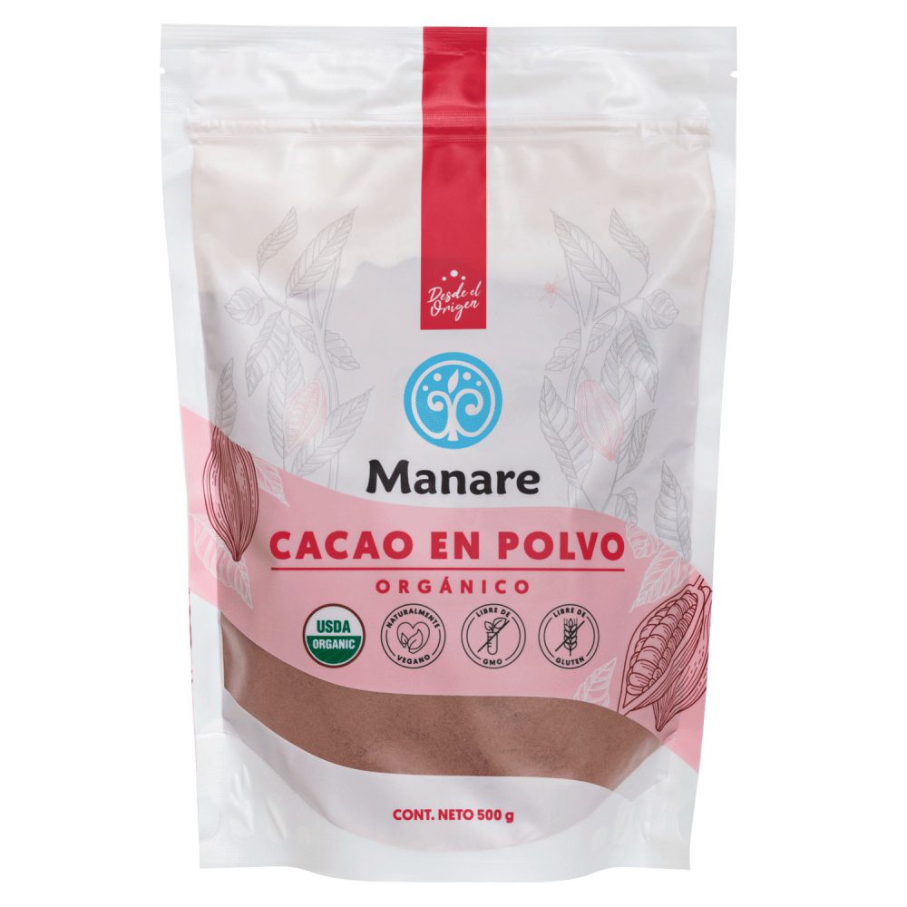 CACAO EN POLVO RAW ORGÁNICO  500 GR