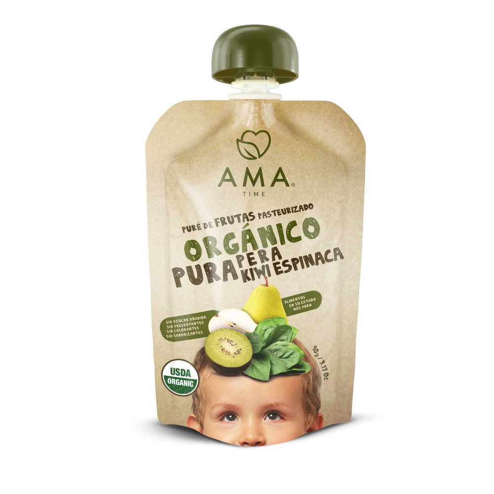 AMA PURE ORGANICO 90 gr Pera&Espinaca