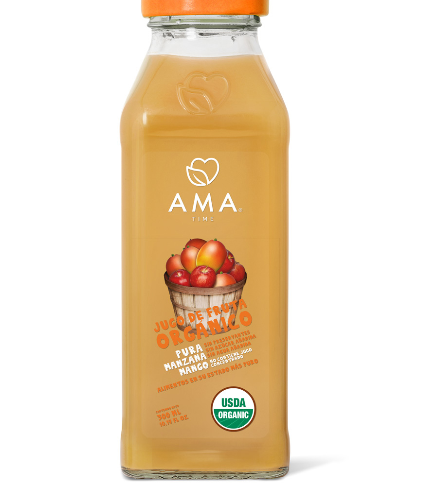 AMA JUGO ORGANICO 300 cc Manzana Mango