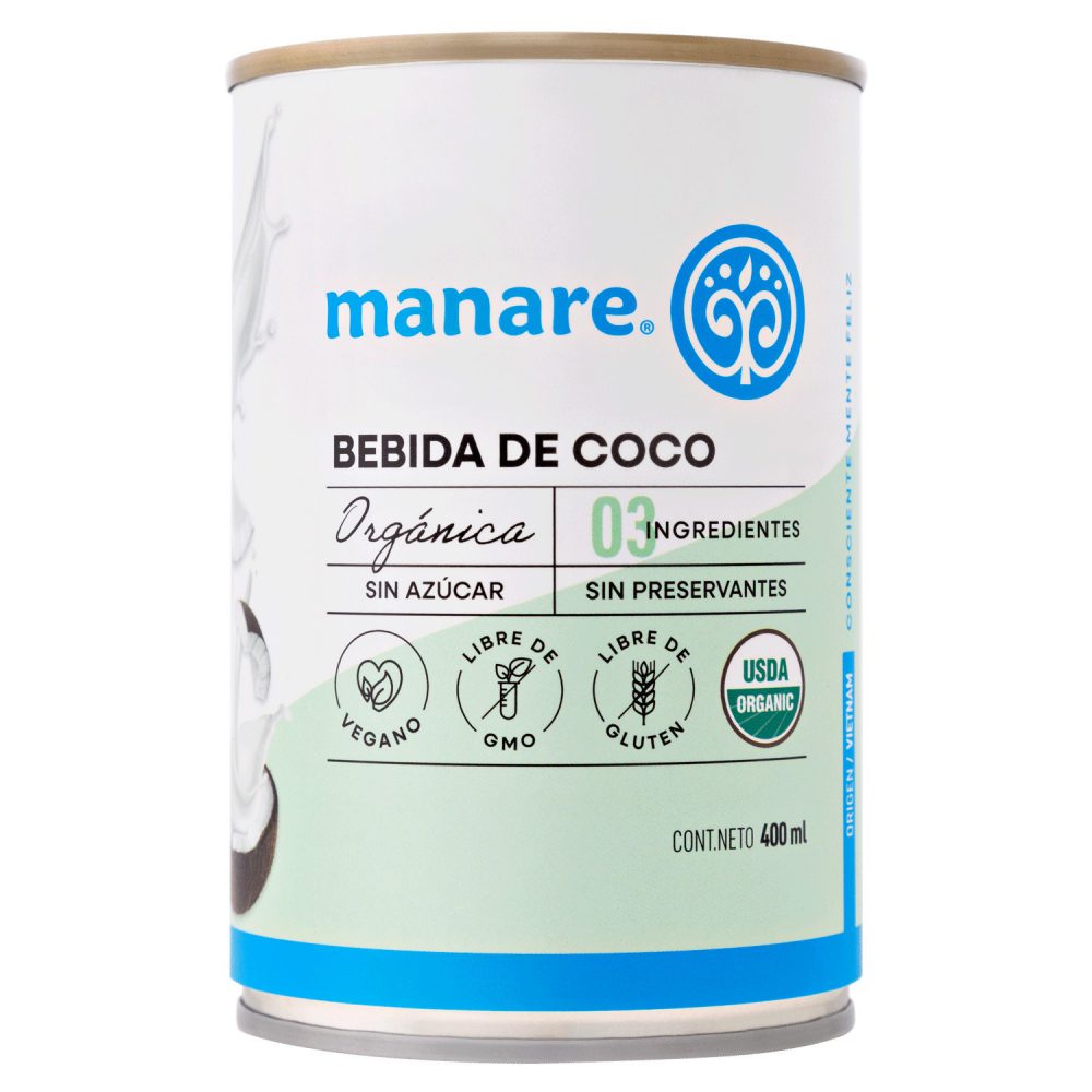 BEBIDA DE COCO ORGANICA  400 ML