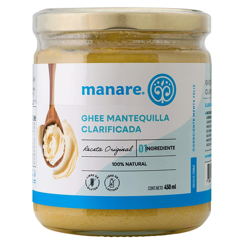 GHEE MANTEQUILLA CLARIFICADA MANARE  450 ML