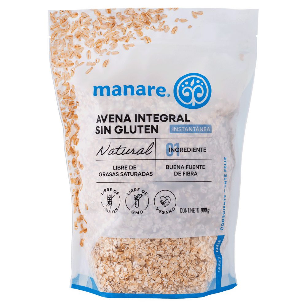 AVENA 800 GR SIN GLUTEN INSTANTANEA