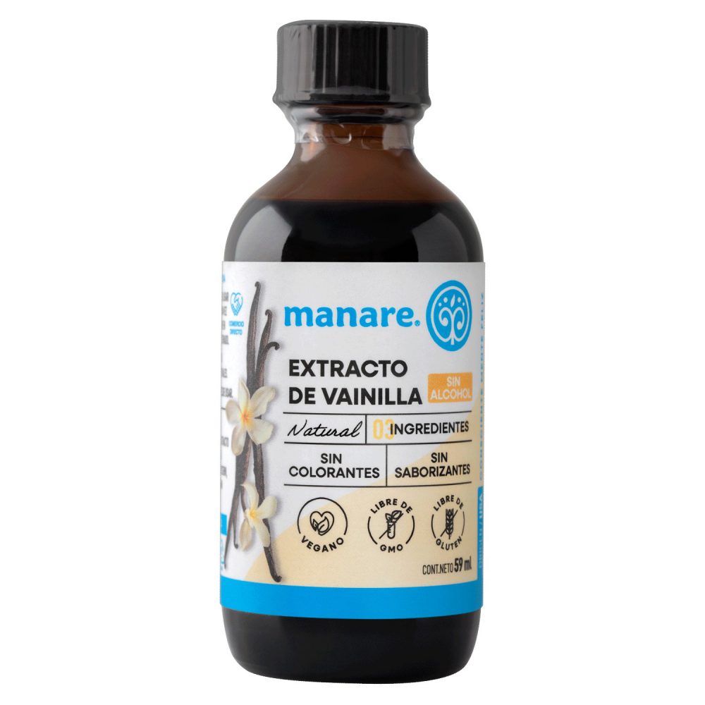 EXTRACTO DE VAINILA MANARE 59 ML SIN ALCOHOL