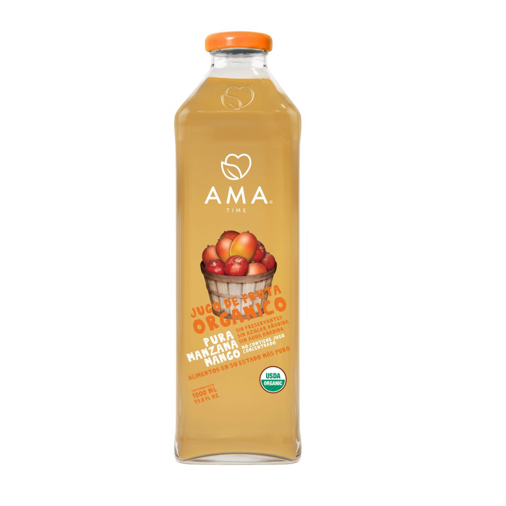 AMA JUGO ORGANICO 1 lt Manzana Mango