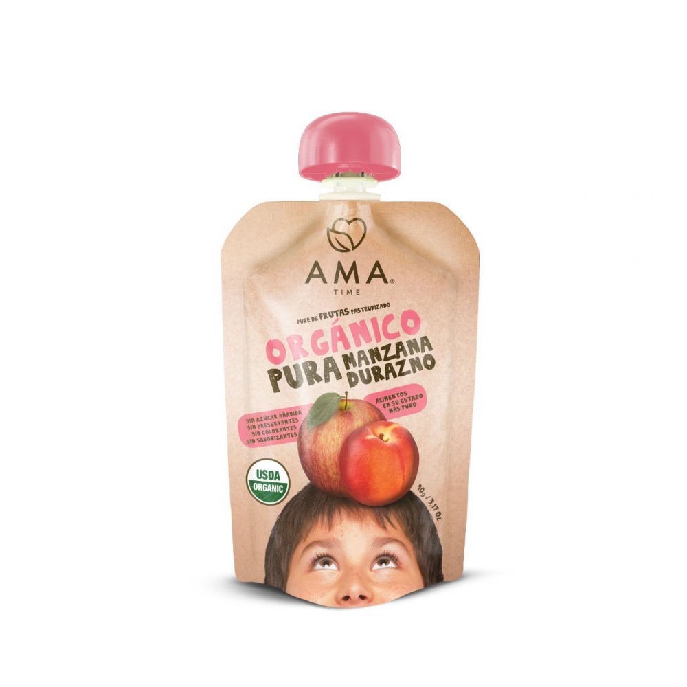 AMA PURE ORGANICO 90 gr Durazno