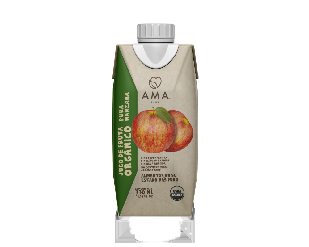 AMA JUGO ORGANICO TETRA Manzana