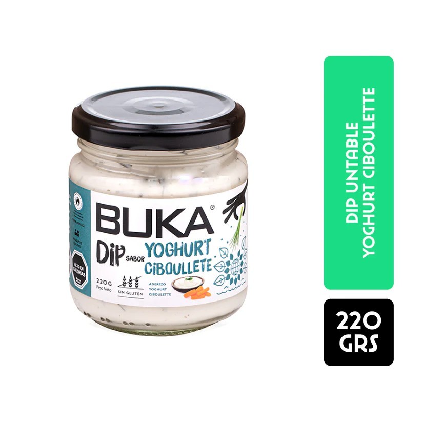 DIP UNTABLE BUKA 220 gr UNTABLE YOGURT CIBOULETTE