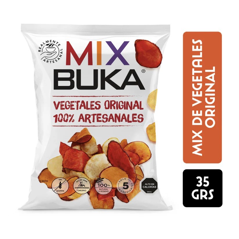 MIX VEGETALES  BUKA ORIGINAL 35 GR ORIGINAL