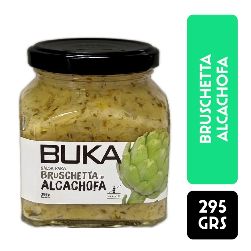 BUKA BRUSCHETTA  295 GR ALCACHOFA