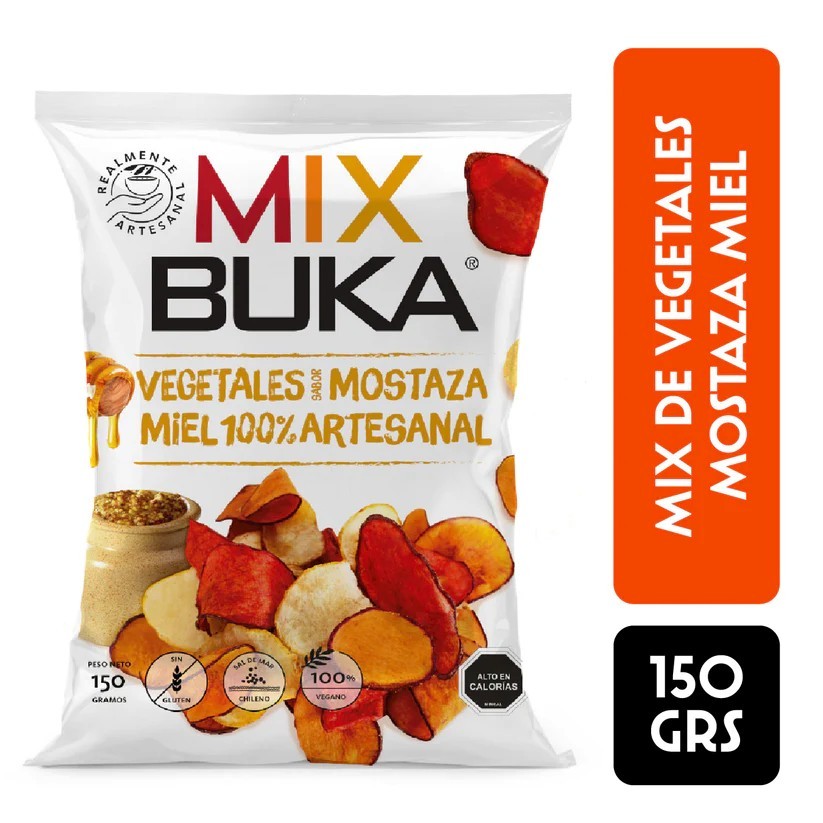 MIX VEGETALES  BUKA 150 GR MOSTAZA MIEL