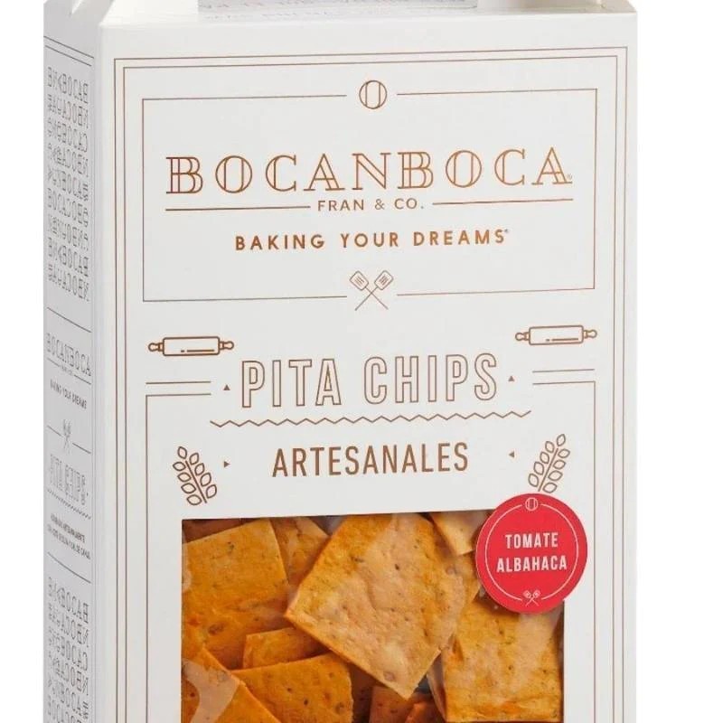 PITA CHIPS BOCANBOCA 200 gr Tomate Albahaca