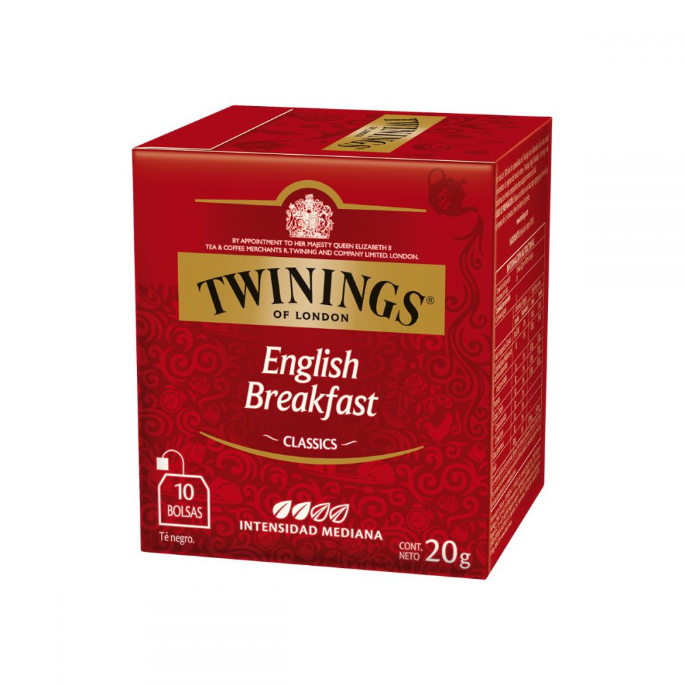 TWININGS  1X10 20 GR ENGLISH BREAKFAST (ETIQUETA ROJA) 20 GR