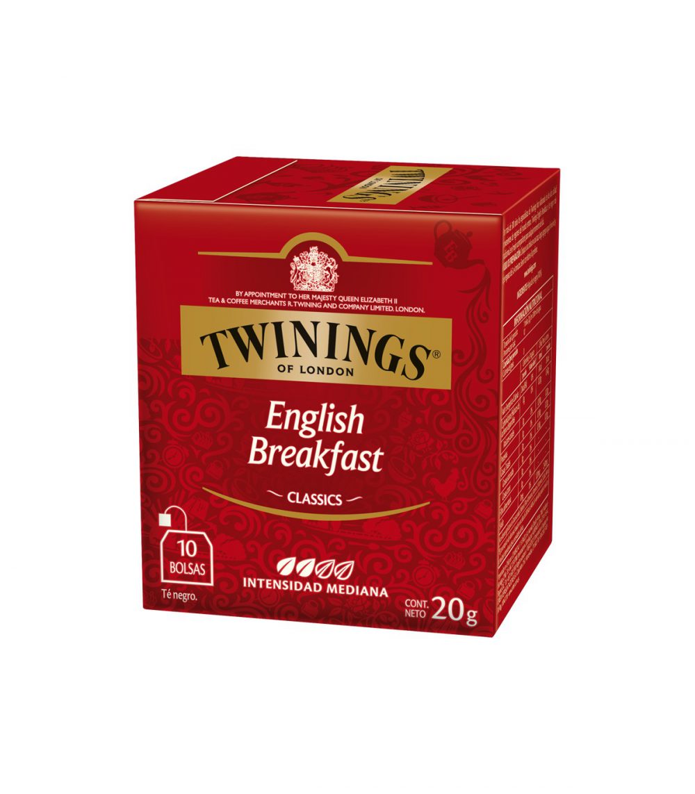 TWININGS  1X10 20 GR ENGLISH BREAKFAST (ETIQUETA ROJA) 20 GR