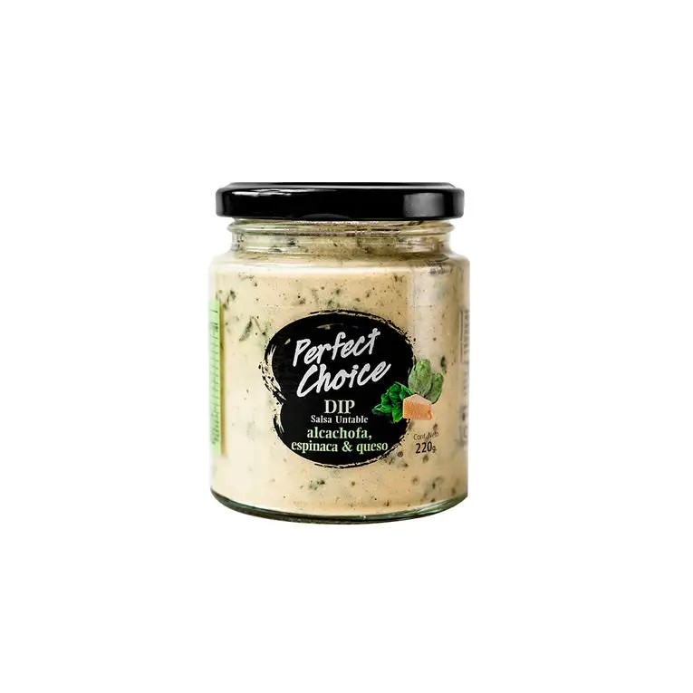 DIP  PERFECT CHOICE 225 GR ALCACHOFA ESPINACA Y QUESO