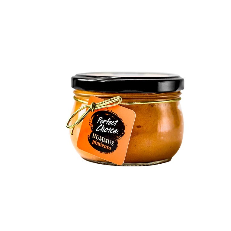 HUMMUS  PERFECT CHOICE 220 GR PIMIENTO PIQUILLO