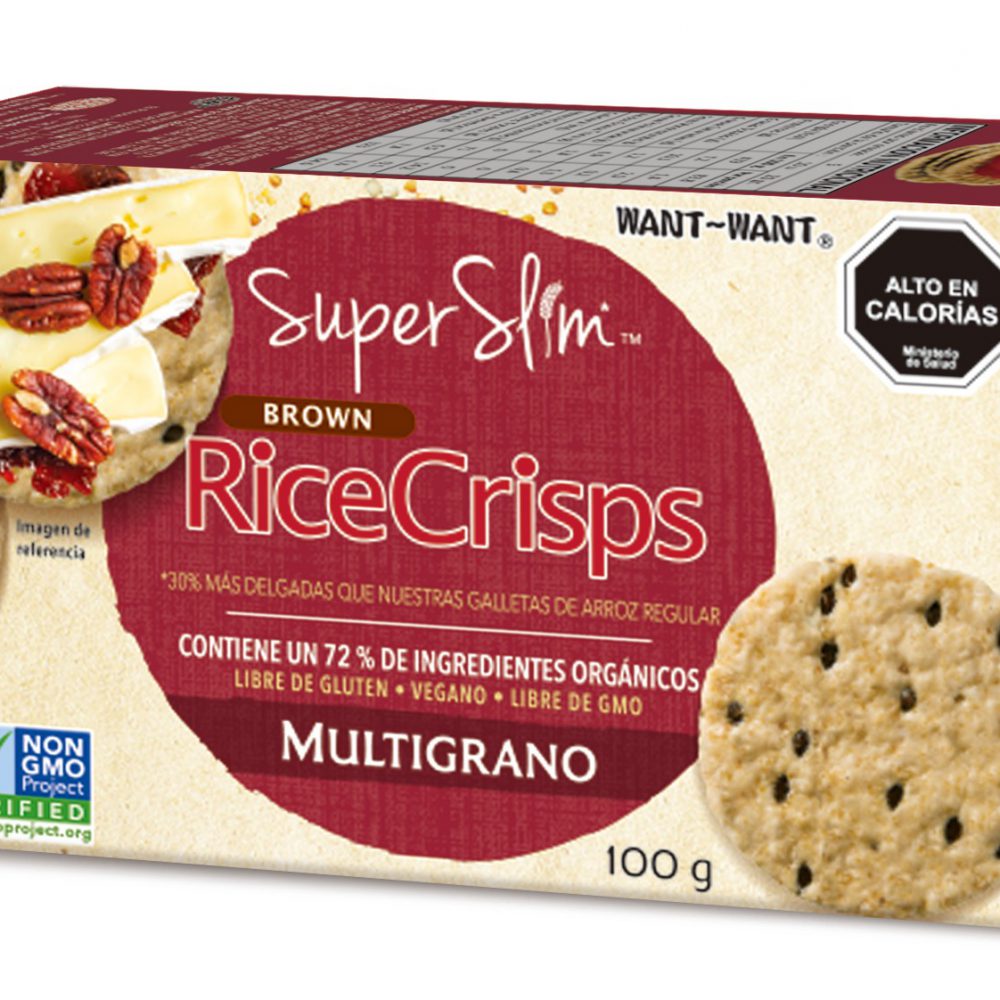GALLETA RICE CRISPS 100 GR MULTIGRANO