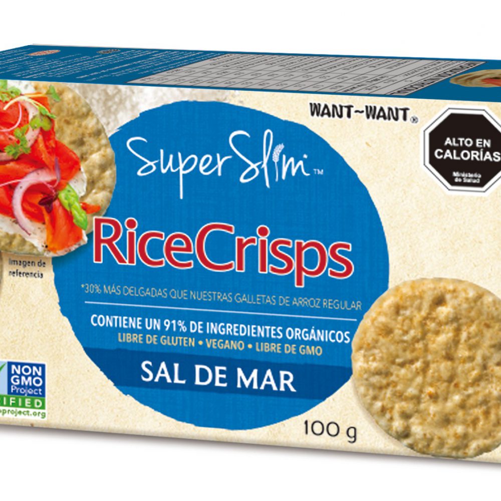 GALLETA RICE CRISPS 100 GR SAL DE MAR