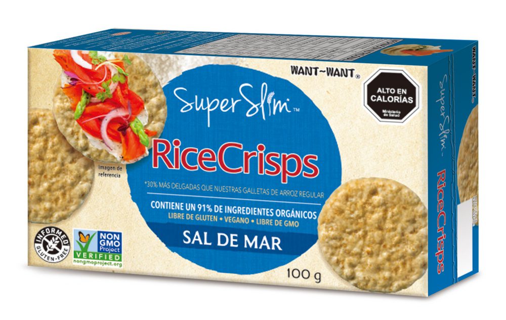 GALLETA RICE CRISPS 100 GR SAL DE MAR