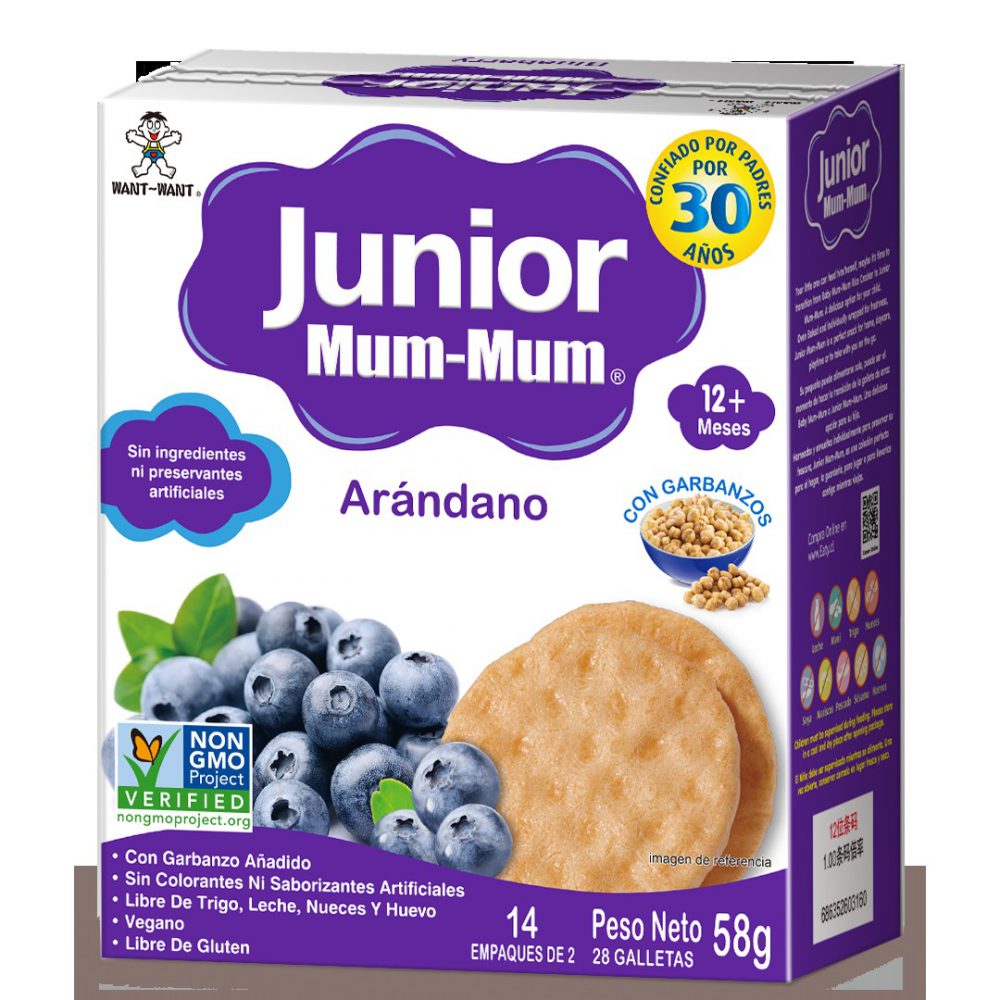 JUNIOR MUM-MUM 58 GR ARANDANO