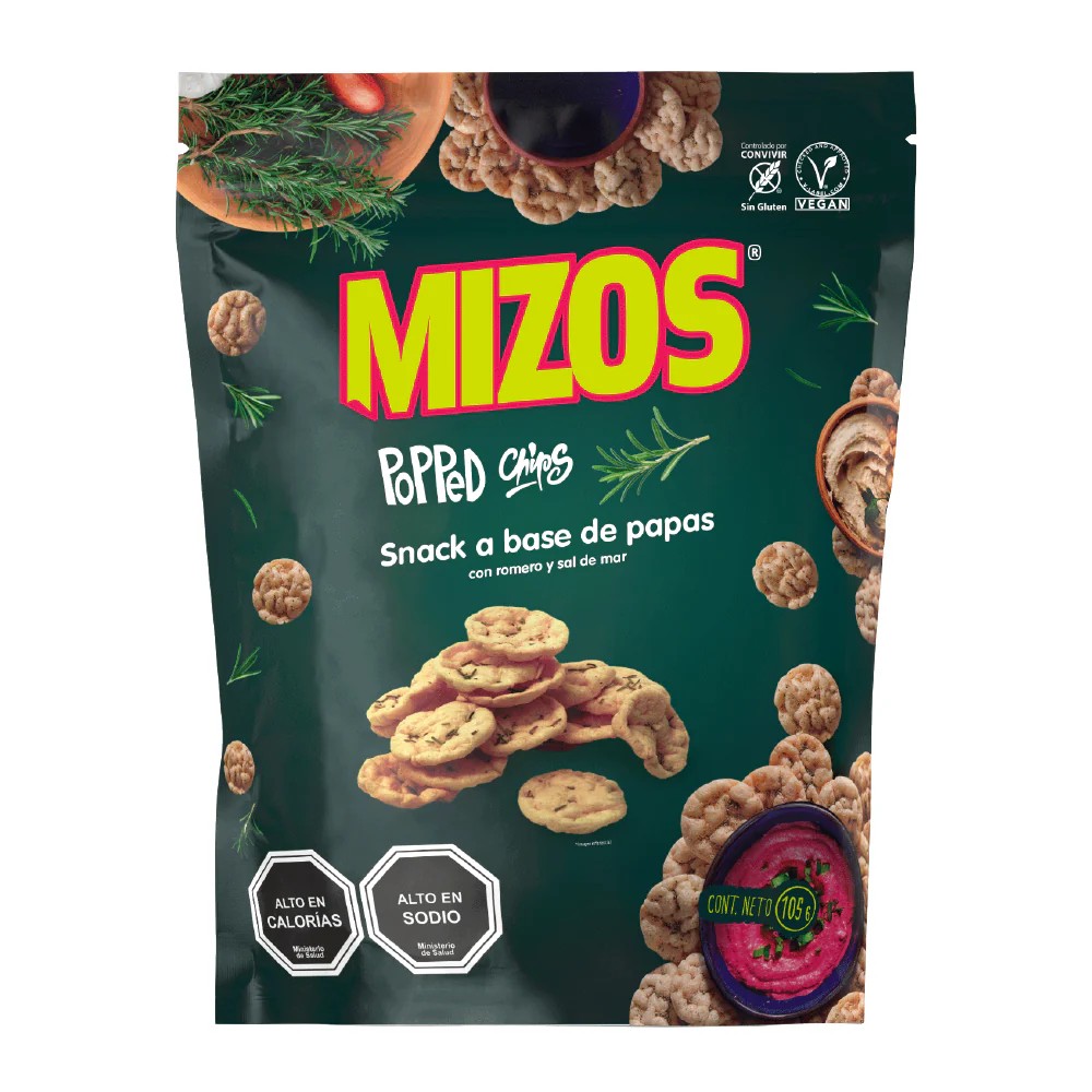 POPPED CHIPS  DE PAPA ROMERO  105 GR