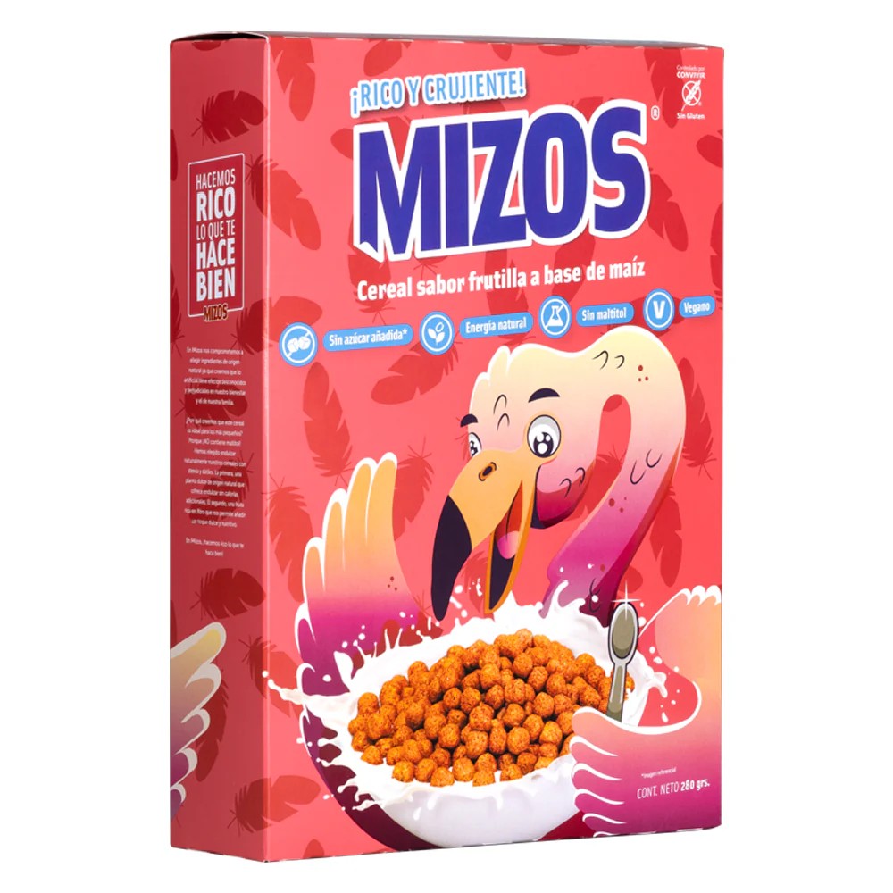 MIZOS CEREAL 280 GR FRUTILLA